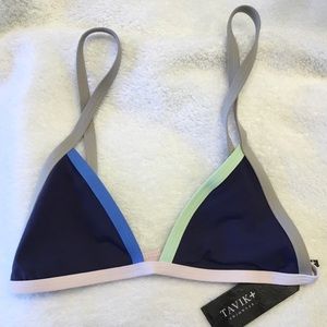 NWT Tavik Jett Triangle Bikini Swim Top - XS